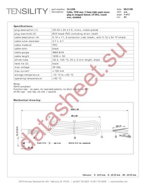 CA-2206 datasheet  